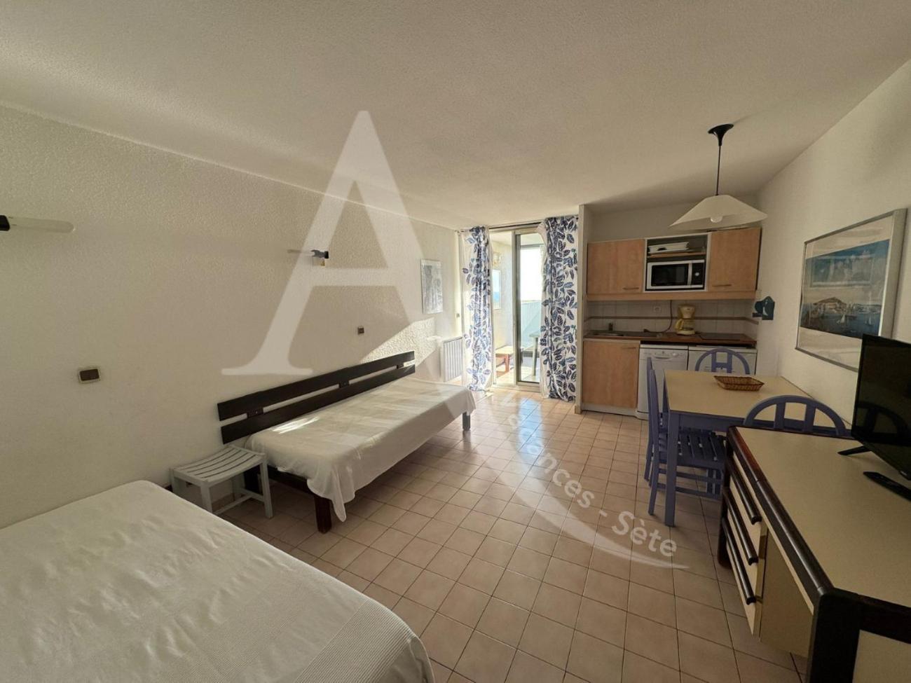 Studio Vue Mer Avec Pkg, Piscine, Tennis, Plage Direct Sète Exteriér fotografie
