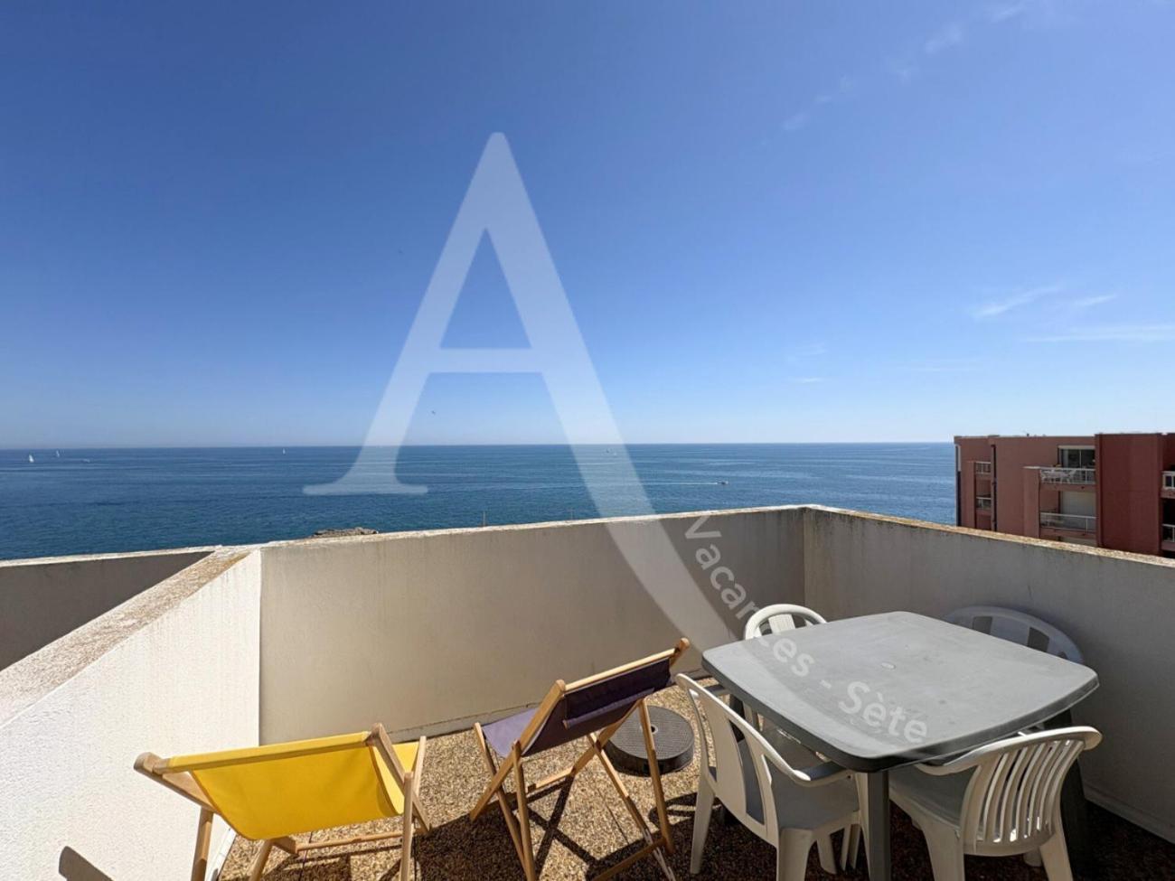 Studio Vue Mer Avec Pkg, Piscine, Tennis, Plage Direct Sète Exteriér fotografie