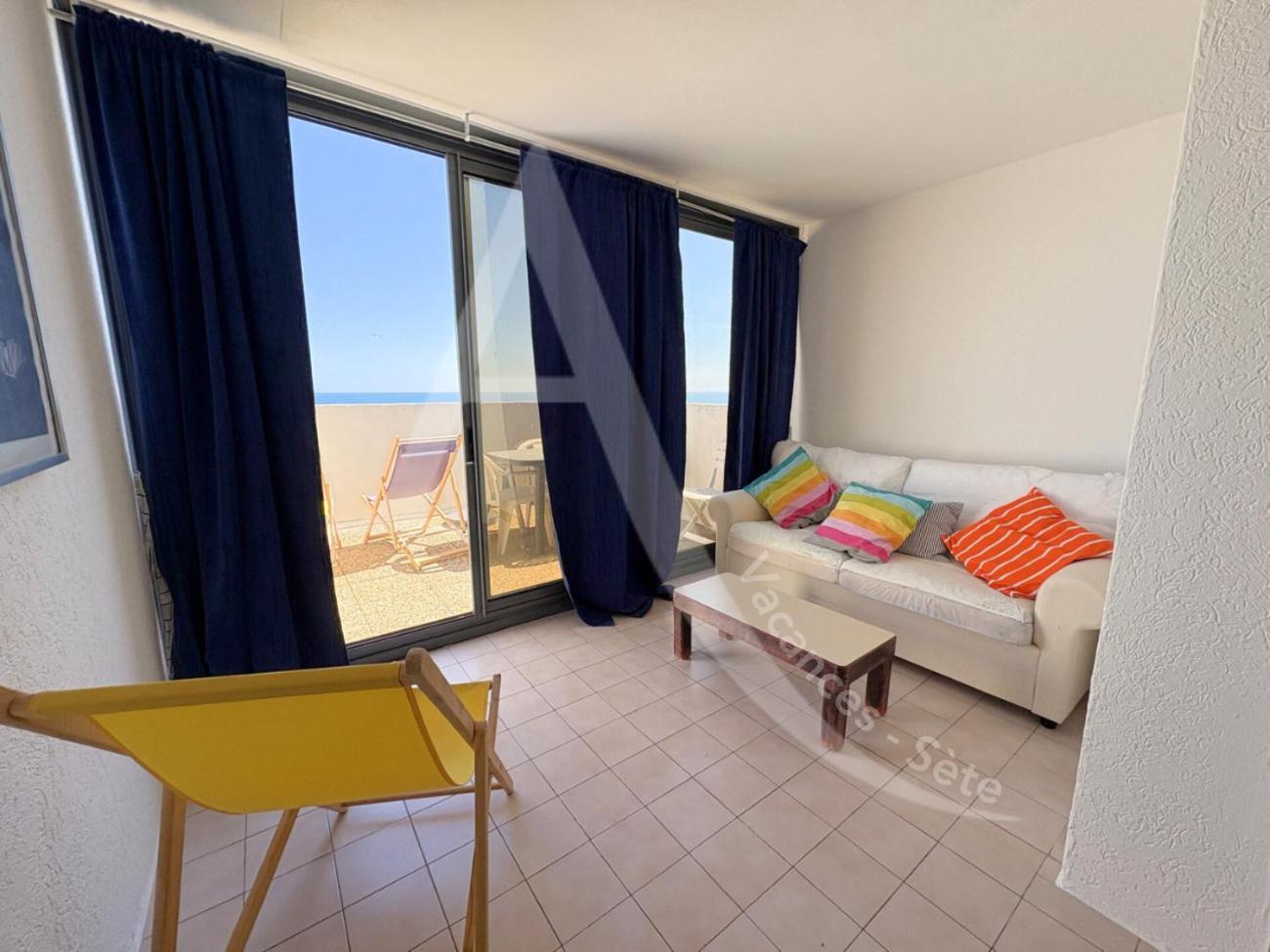 Studio Vue Mer Avec Pkg, Piscine, Tennis, Plage Direct Sète Exteriér fotografie